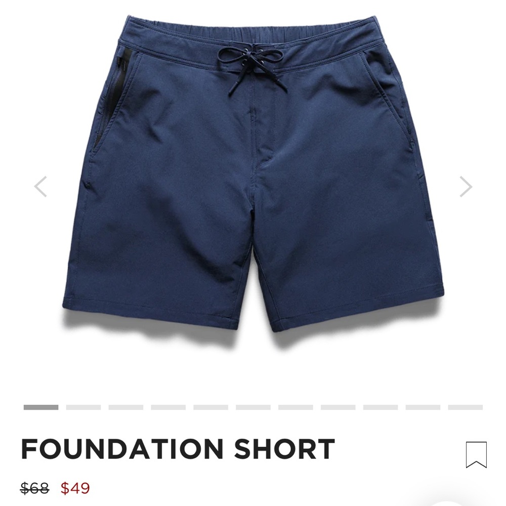 Ten Thousand Foundation Short Linerless 7” Size XL Navy